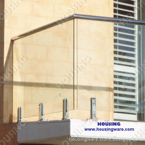 Frameless Glass Railings with Groove Tube